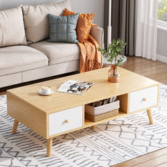 Wooden Rectangular Coffee Table