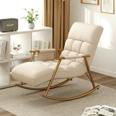 Adjustable Upholstered Rocking Chai