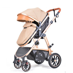 Baby Stroller Infant Bassinet Stroller Khaki