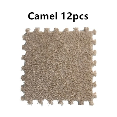 Plush Puzzle Foam Floor Mat