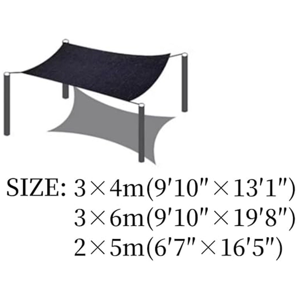 شبكة تظليل خارجية، قماش شبكي مقاوم للأشعة فوق البنفسجية مع حلقات معدنية، شبكة خصوصية مقاومة للطقس للحديقة والشرفة والدفيئة