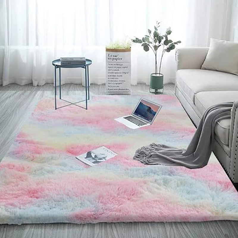 Rainbow Area Rugs Super Soft Fluffy Carpet