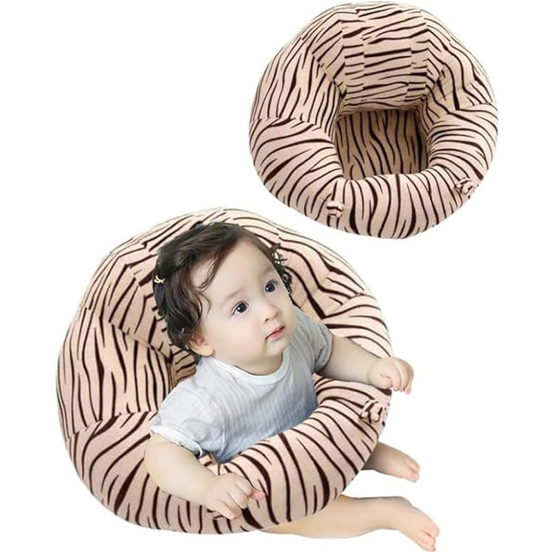 Baby Support Seat Sofa, Plush Animal Shaped Sitting Chair for Infants 3-36 Months, Soft & Non-slip, Machine Washable