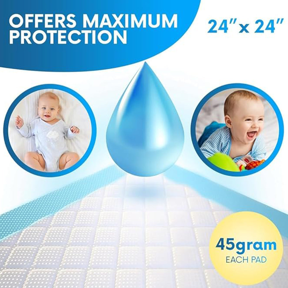 Baby Changing Mats, Extra Large Super Absorbent Leakproof Disposable Pads for Baby and Pets