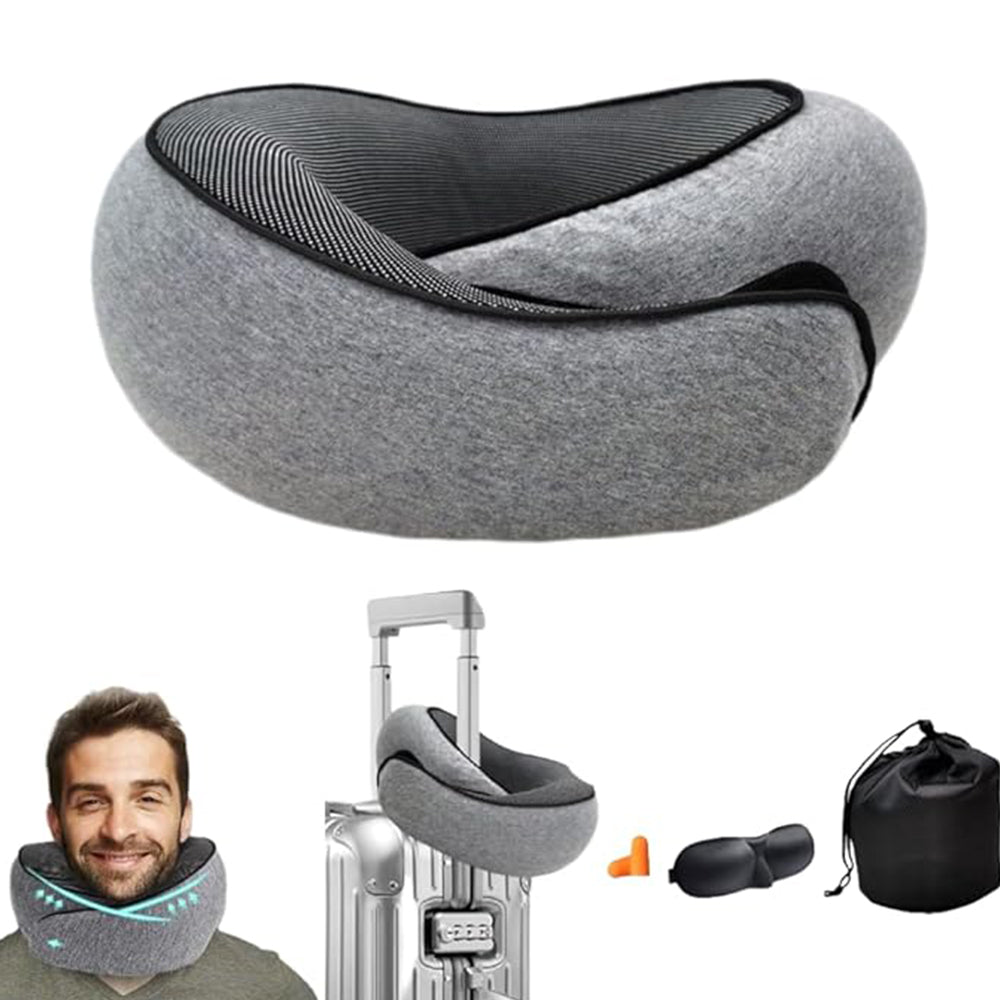 Airplane Travel Pillow, Neck Pillow, Airplane Travel Memory Pillow, Suitable for Airplanes, Offices, Cars