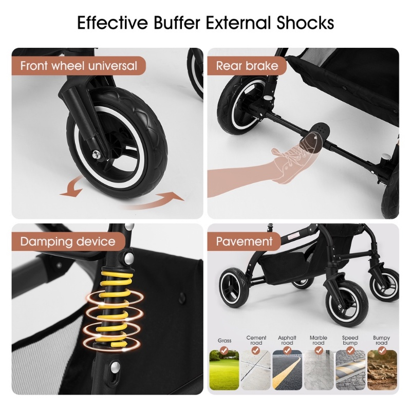 3in1 Foldable Pet Stroller