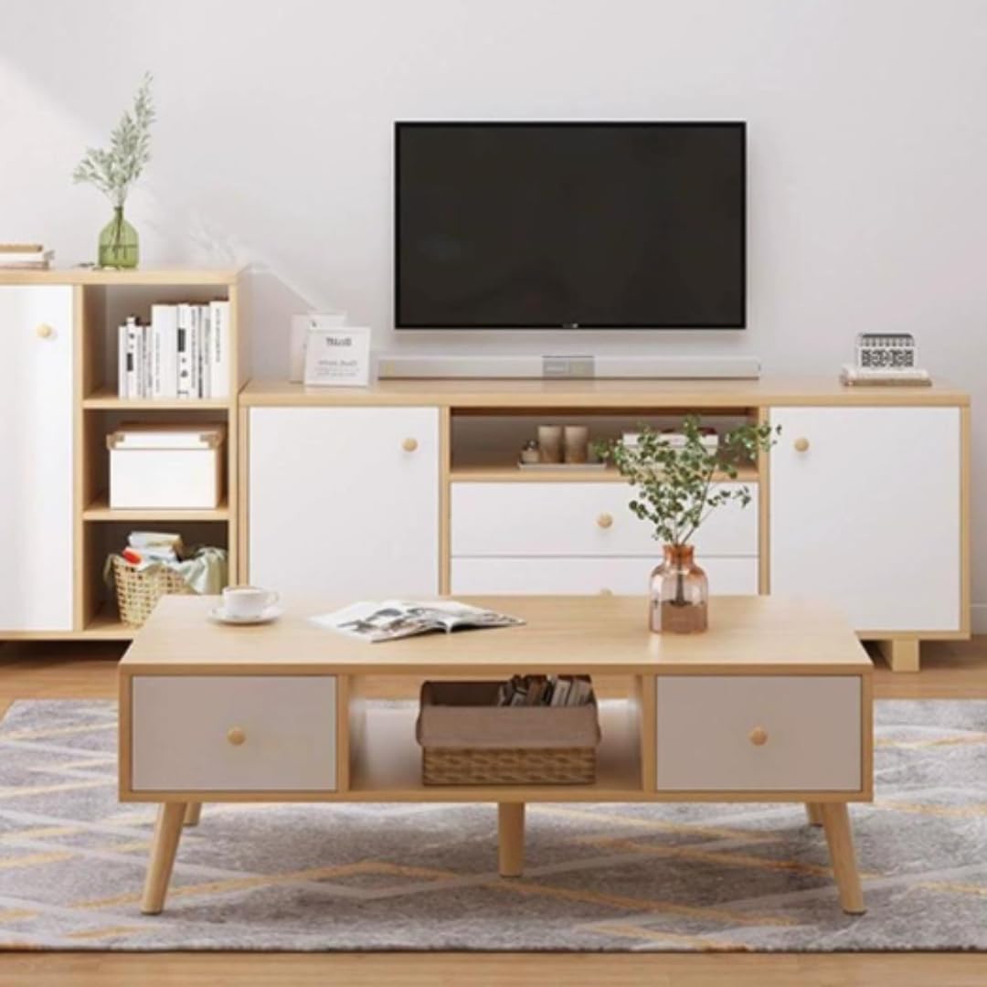 Wooden Rectangular Coffee Table