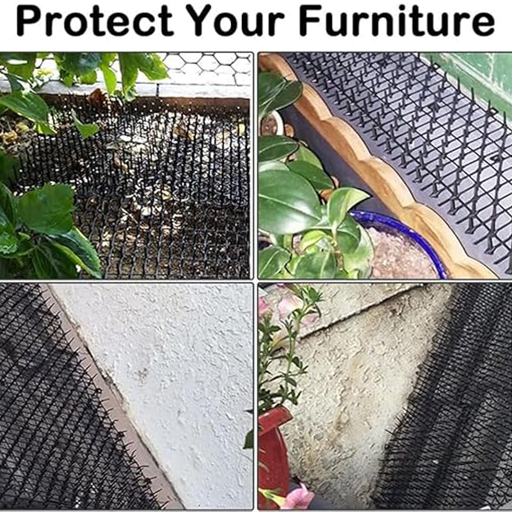 Cat Repellent Mat with Spike - Indoor and Outdoor Solution to Prevent Cats and Dogs from Destroying Plants and Furniture