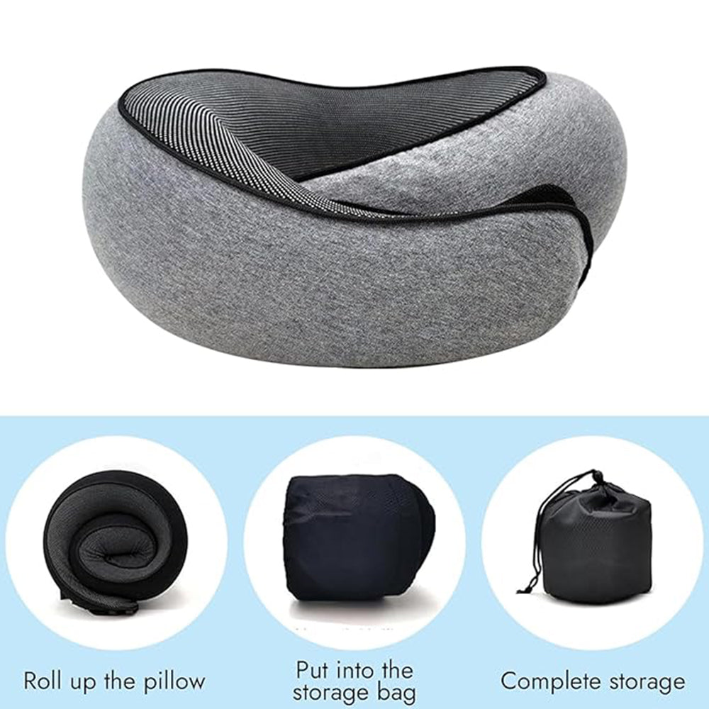 Airplane Travel Pillow, Neck Pillow, Airplane Travel Memory Pillow, Suitable for Airplanes, Offices, Cars