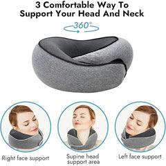 Airplane Travel Pillow, Neck Pillow, Airplane Travel Memory Pillow, Suitable for Airplanes, Offices, Cars