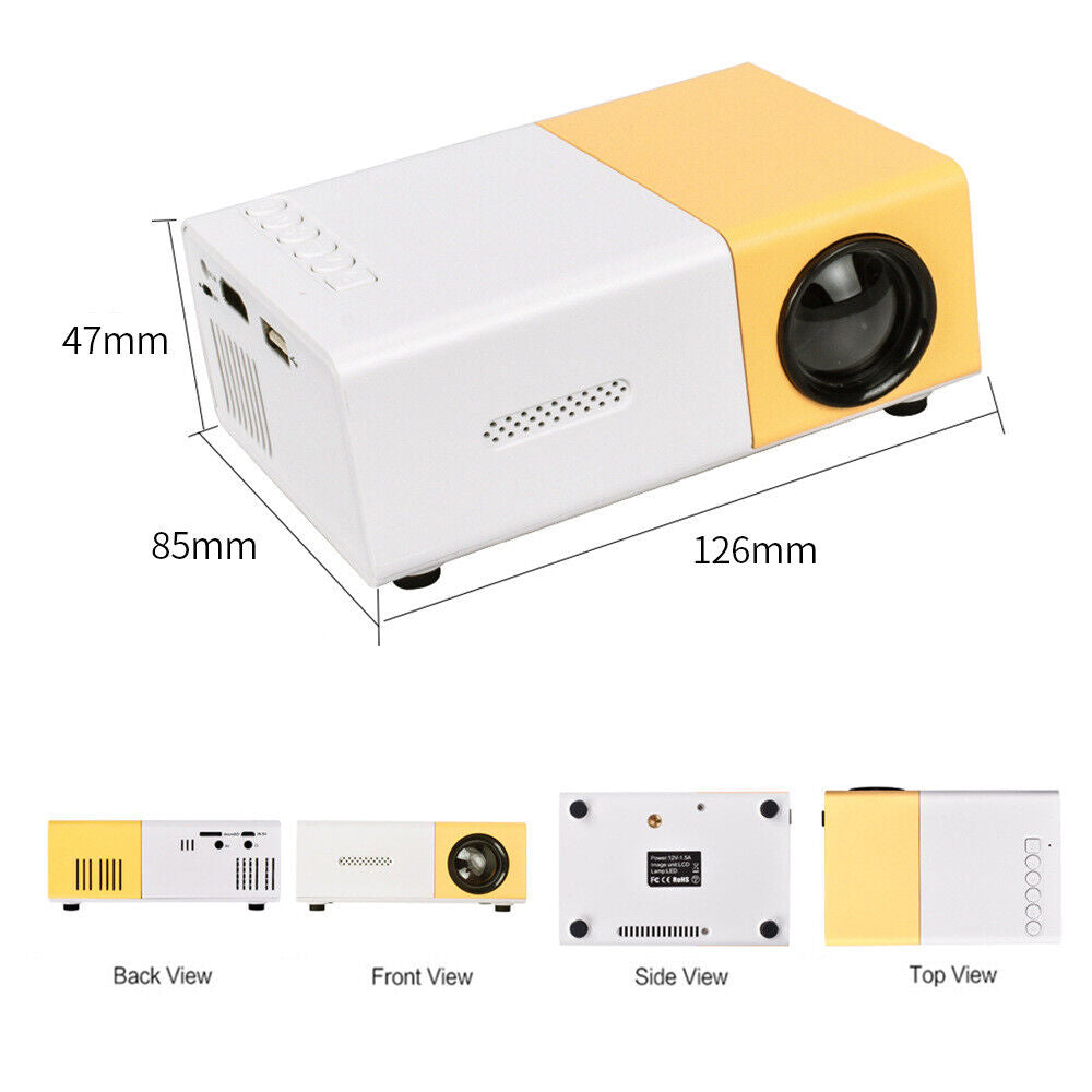 Mini Portable Projector 1080P