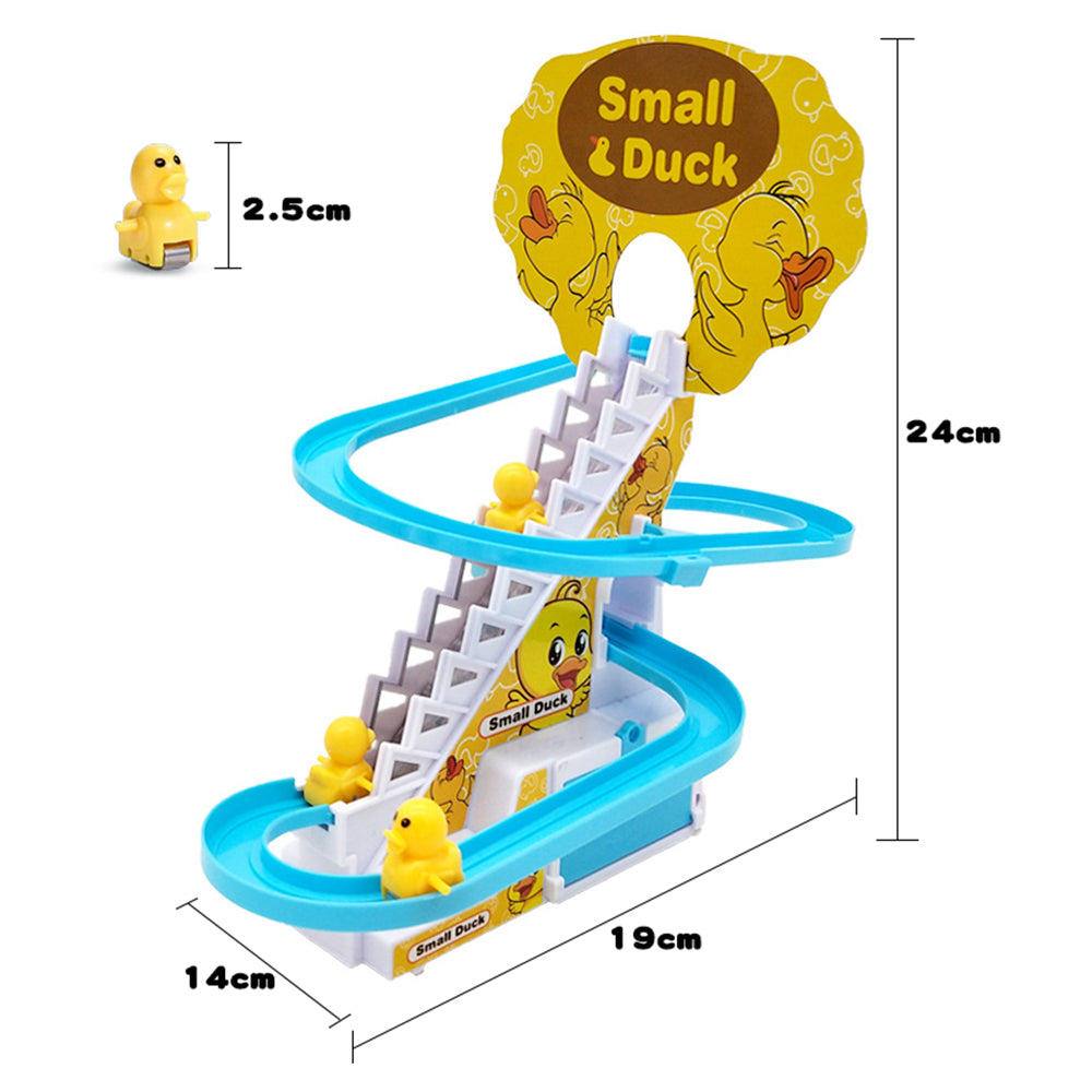 Children's Duck Climbing Stairs Track Toy