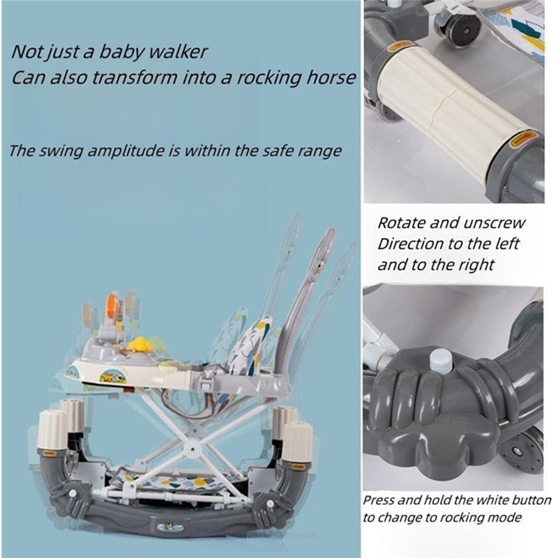 4-in-1 Foldable Baby Walke