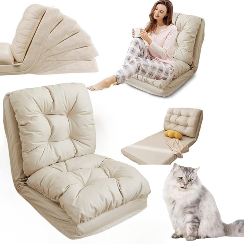 Folding Lazy Sofa Bed Lounge Chair