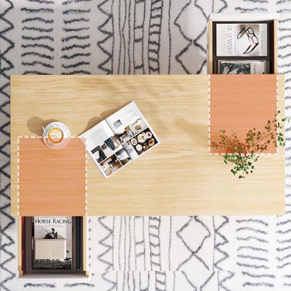 Wooden Rectangular Coffee Table