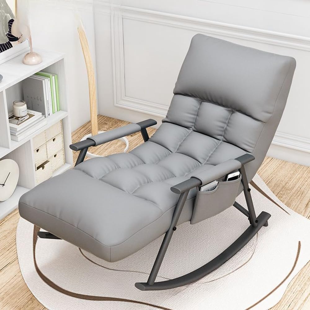 Adjustable Upholstered Rocking Chai