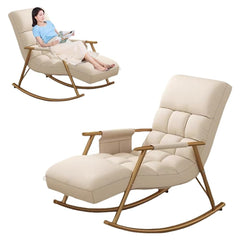 Adjustable Upholstered Rocking Chai